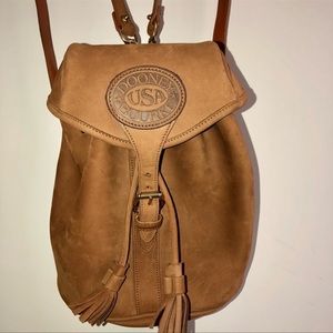 Vintage Dooney & Bourke Nubuck Suede Backpack